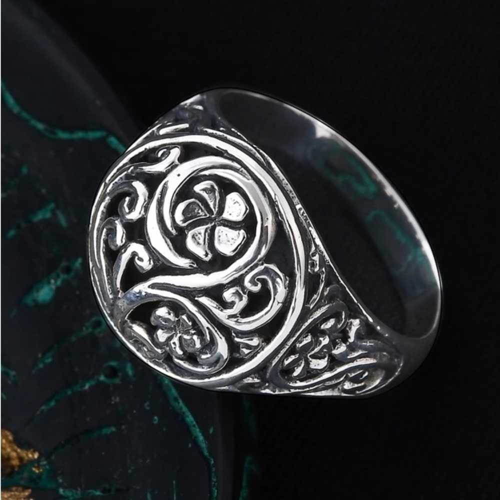 NWT Sterling Silver Floral Ring Made in Bali! - Picture 2 of 9